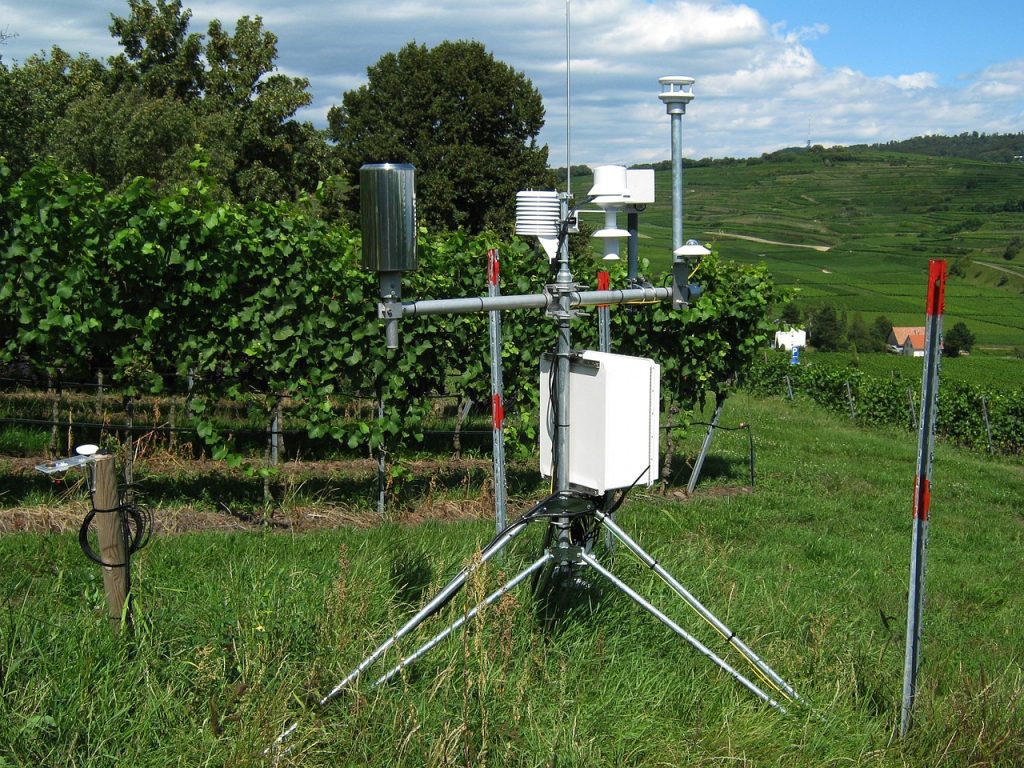  A land-based weather station that takes observations in recurring intervals. These observations are later used for data assimilation and forecasting.