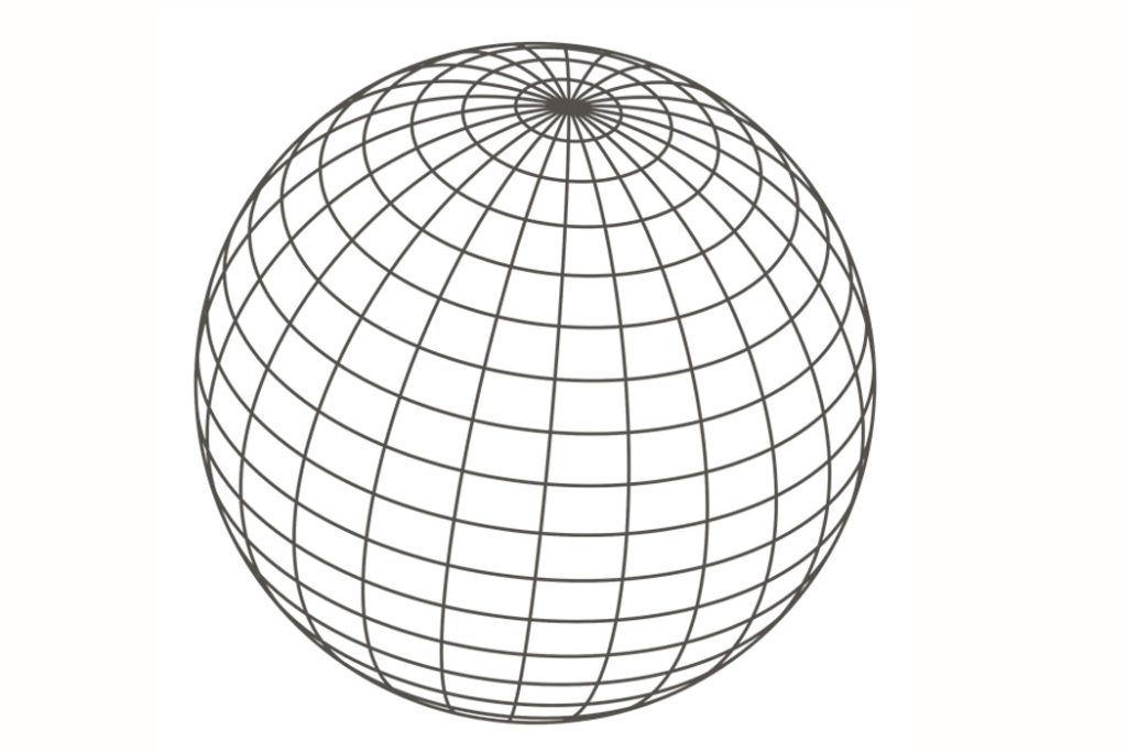 Grid globe Illustration