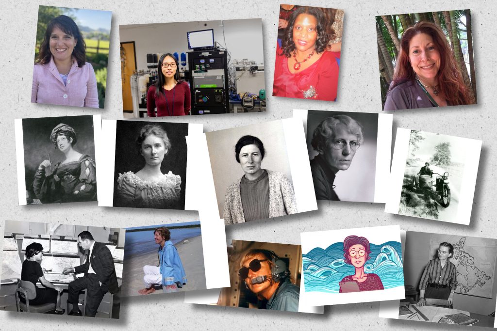 collage image of women featured in CPO's Women's History Month