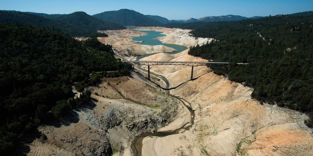 Drought in Lake Oroville