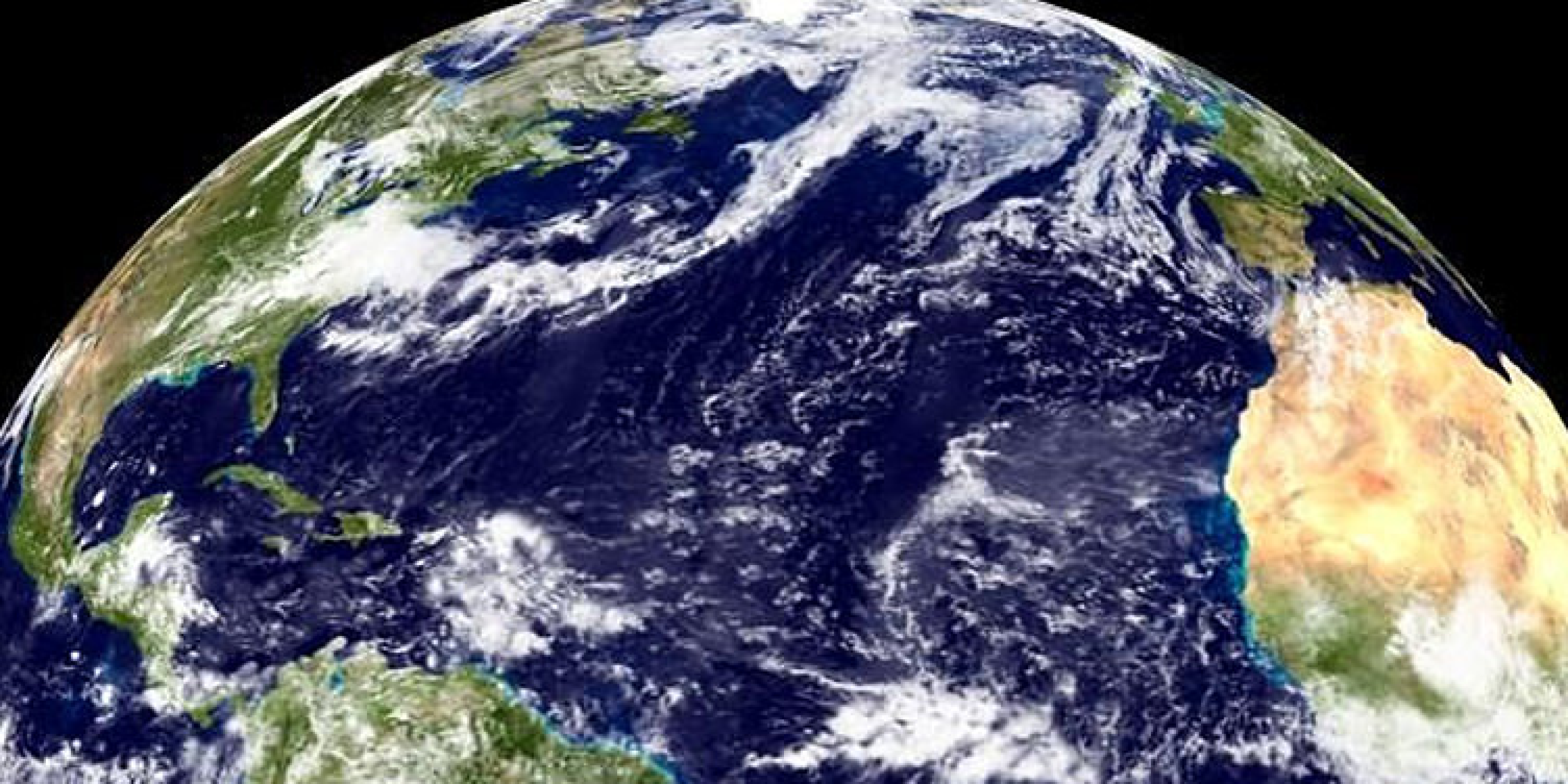 The Atlantic Ocean seen from space Image credit: NOAA/NOS