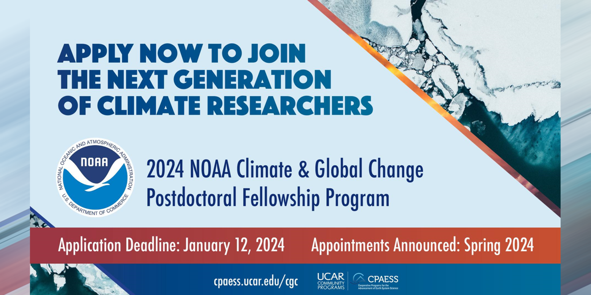 Apply now to join the next generation of climate researchers